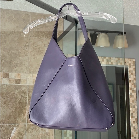 Matt & Nat vegan purple purse - Picture 1 of 5